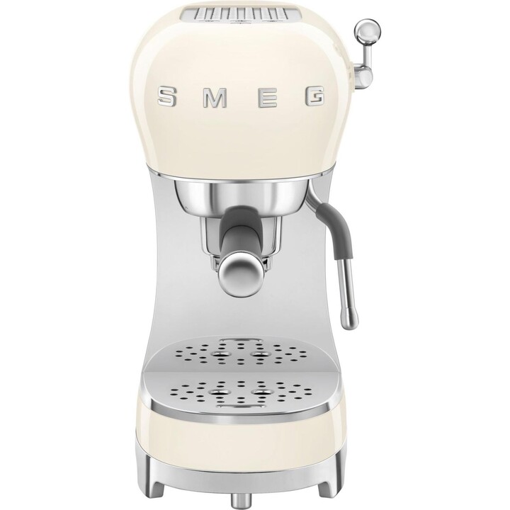 Smeg Espressomaschine im 50er-Jahre-Stil ECF02CREU in Creme