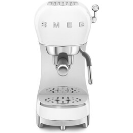 Smeg Espressomaschine im Stil der 50er Jahre, Modell ECF02WHEU, weiß