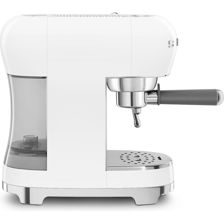 Smeg Espressomaschine im Stil der 50er Jahre, Modell ECF02WHEU, weiß