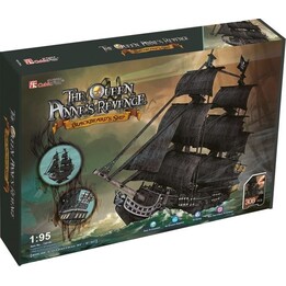 PUZZLE 3D Large set of pirate ships Queen Revenge