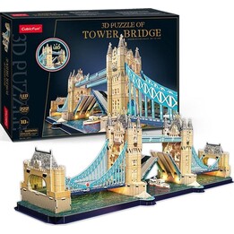 CubicFun CF0531 Torre de Londres LED 3D Puzzle 222 piezas