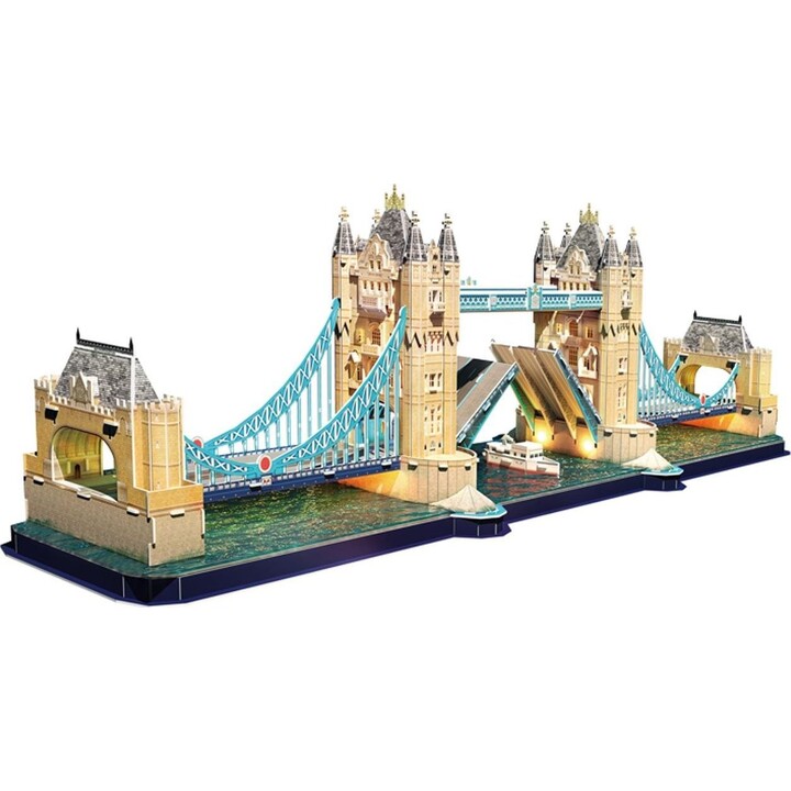 CubicFun CF0531 Torre de Londres LED 3D Puzzle 222 piezas