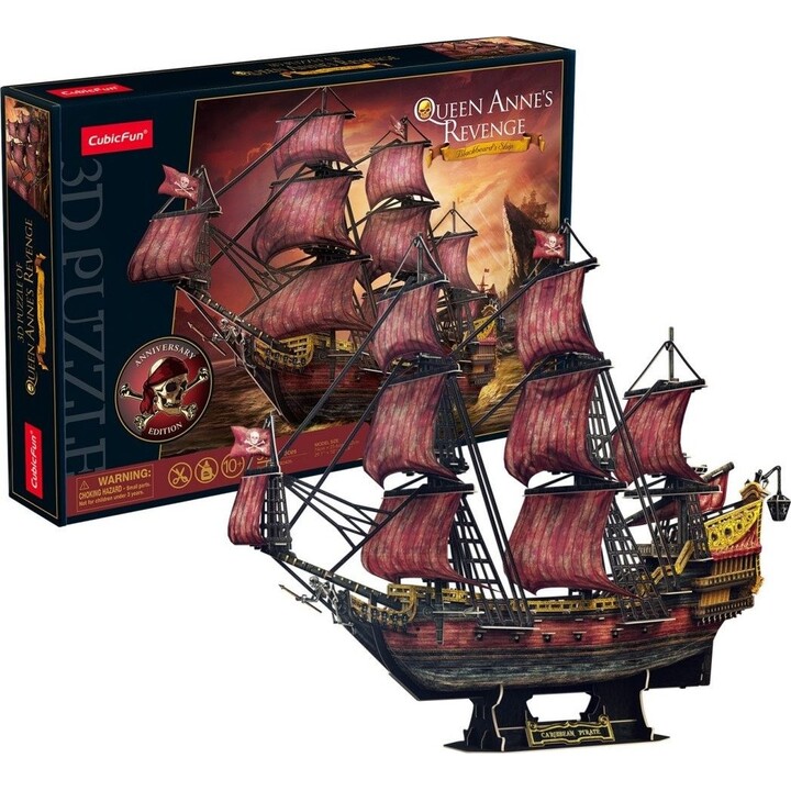 Queen Annes Revenge 3D Puzzle - Anniversary Version