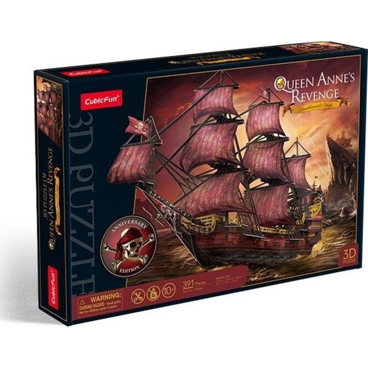 Puzzle 3D Queen Anne's Revenge - Version Anniversaire