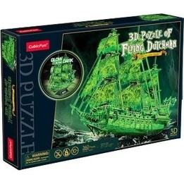 Quebra-cabeça 3D do Holandês Voador que brilha no escuro