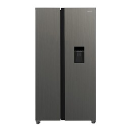 Frigorífico Side by Side Total No Frost MPM-439-SBS-15/ND, acero inoxidable, altura: 177 cm