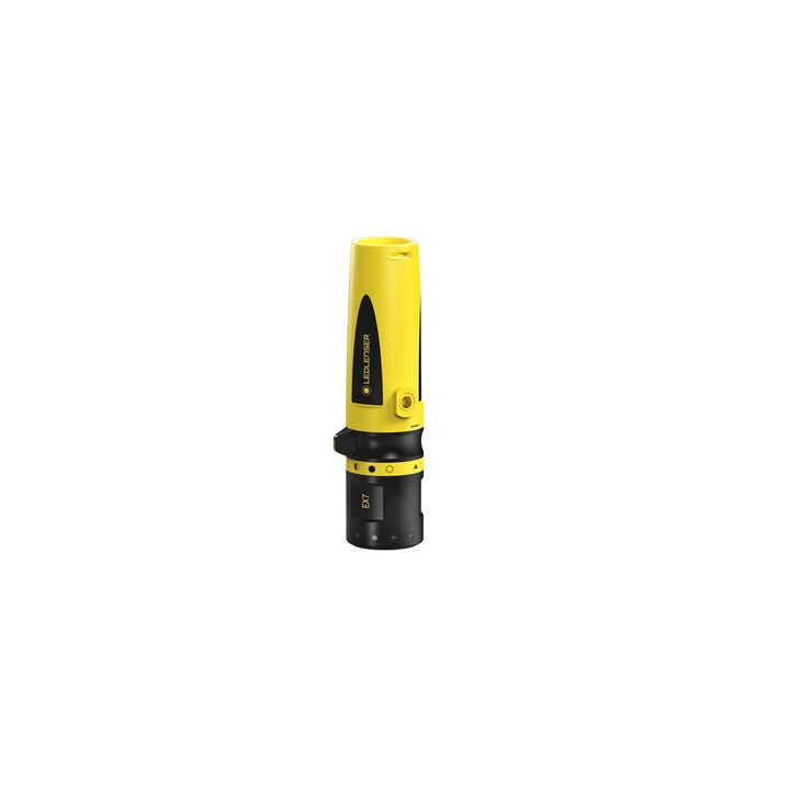 Lanterna universal Ledlenser EX7 preta e amarela