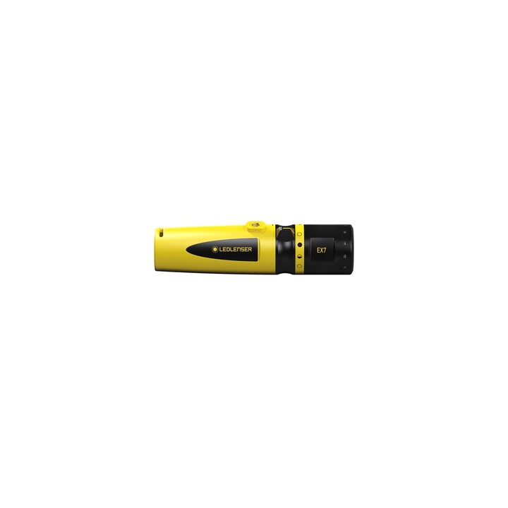 Lanterna universal Ledlenser EX7 preta e amarela