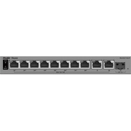 Commutateur PoE+ Ruijie Reyee RG-ES211GS-LP à 8 ports, 1 port SFP