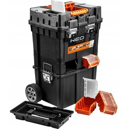 Boîte à outils compacte et robuste Neo Tools 84-115 avec roulettes