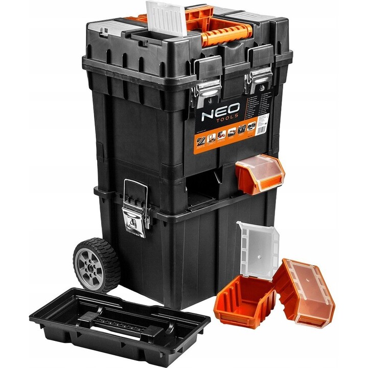 Neo Tools 84-115 – Kompakter Hochleistungs-Werkzeugkasten mit Rädern