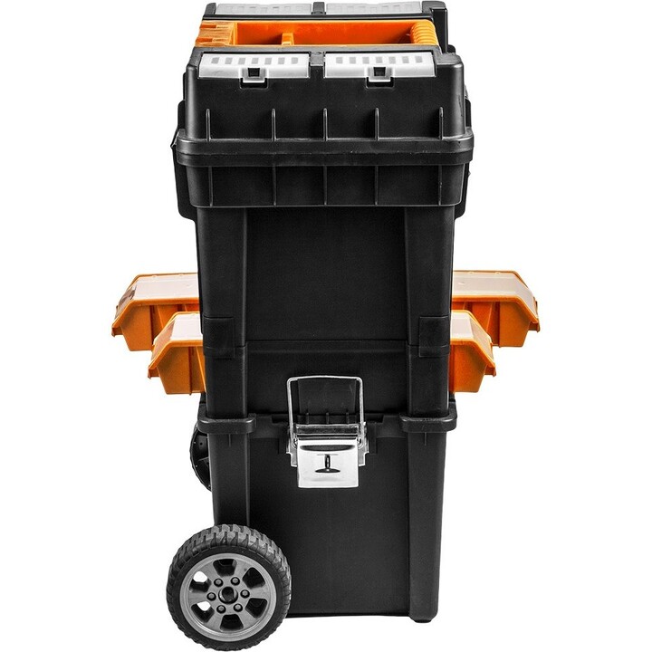 Caja de herramientas compacta y resistente con ruedas Neo Tools 84-115