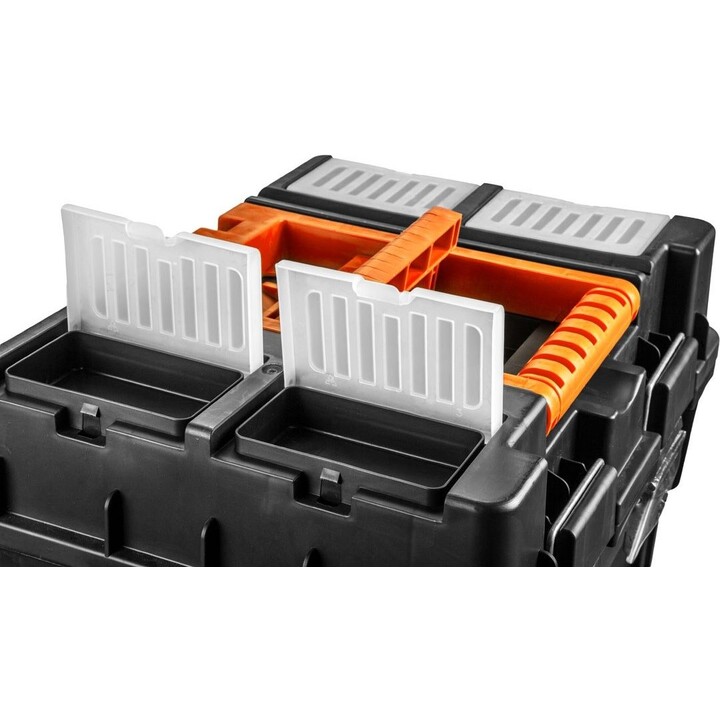 Neo Tools 84-115 Cassetta degli attrezzi compatta per impieghi gravosi con ruote