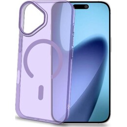 COLORMAG - Funda rígida transparente con acabado en color lavanda, compatible con la tecnología MagSafe para el iPhone 17 de App