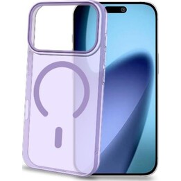 COLORMAG - Custodia rigida trasparente con finitura color lavanda, compatibile con la tecnologia MagSafe per Apple iPhone 17 Pro