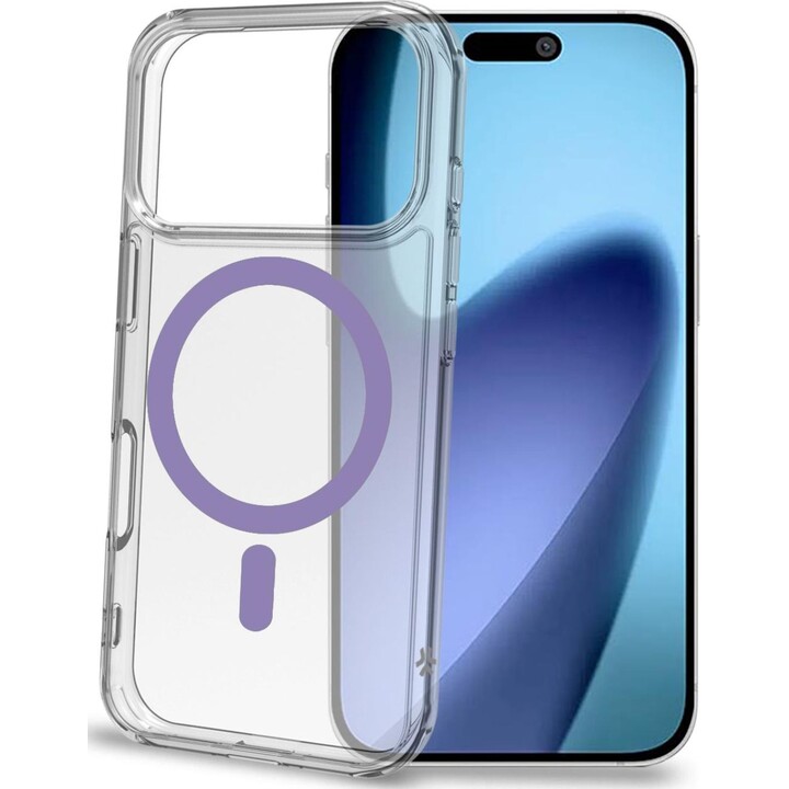GELSKINMAG - Funda blanda transparente de TPU, compatible con la tecnología MagSafe, con lazo magnético para el iPhone 17 Pro de