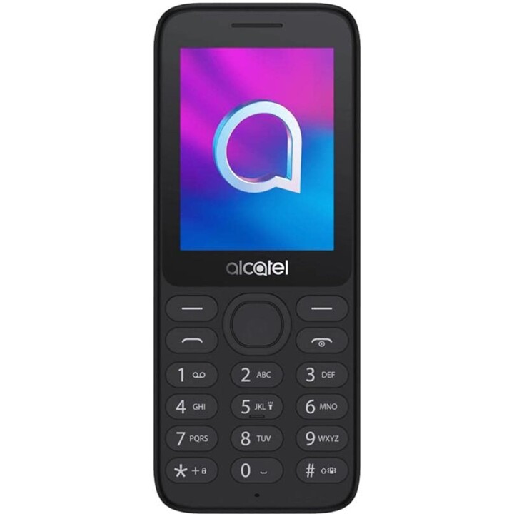 Alcatel 3080G 4G-Feature-Phone mit 2,4-Zoll-Display, Farbe: Volcano Black