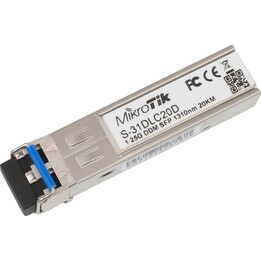 Transceptor SFP MikroTik S-31DLC20D de 1,25 G, 1310 nm, modo único, 20 km