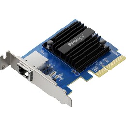 Synology E10G30-T1 10-GbE-Erweiterungskarte mit einem RJ-45-Anschluss und PCIe 3.0