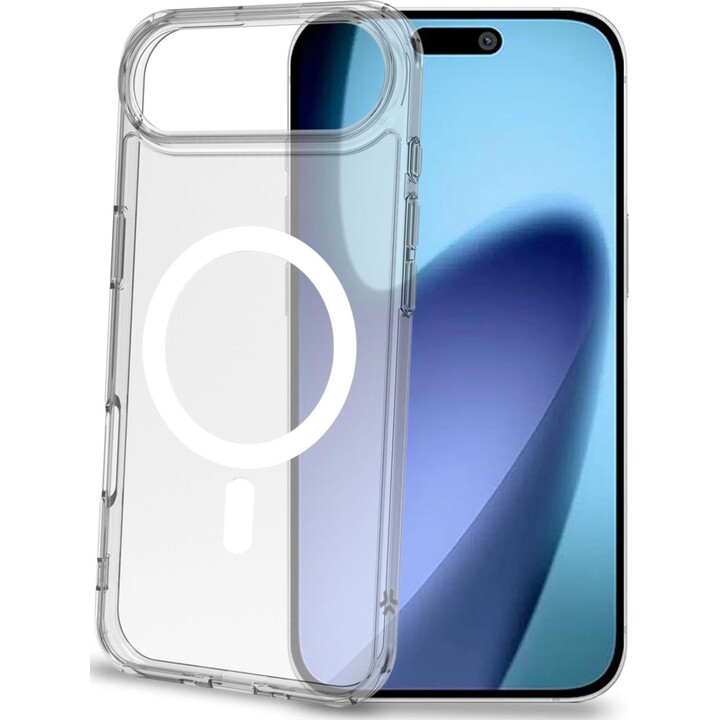 GELSKINMAG - Funda blanda transparente de TPU, compatible con la tecnología MagSafe, con anillo magnético para el iPhone Air de 