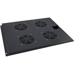 MONOLYTH 3041300 19 : plateau de ventilation pour rack avec 4 ventilateurs, profondeur 800 mm