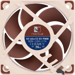 Ventilador delgado Noctua NF-A6x15 5 V PWM, 60 x 15 mm NF-A6x15 5 V PWM