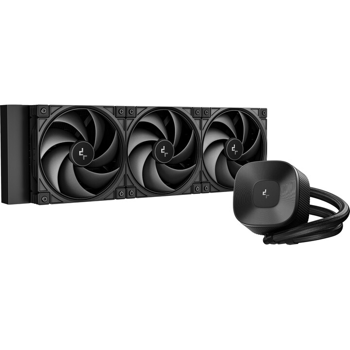 Refrigerador líquido para CPU DeepCool LE360 V2 Zero Dark con ARGB, negro R-LE360ZEROBKLNMDG-1