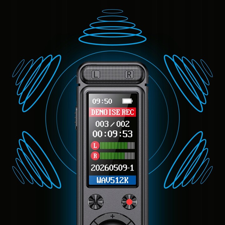 Grabadora de voz digital Kruger & Matz de 8 GB KM0950