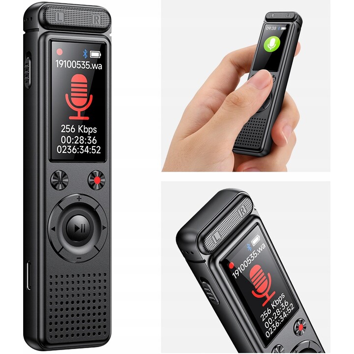 Grabadora de voz digital Kruger & Matz de 8 GB KM0950