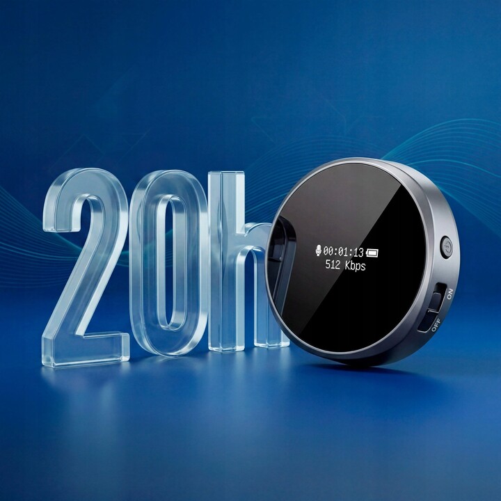 Grabadora de voz digital Kruger & Matz de 8 GB, modelo KM0952