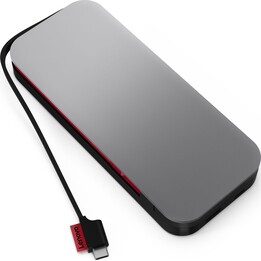 20000 mAh external battery for LENOVO GO USB-C laptop, silver