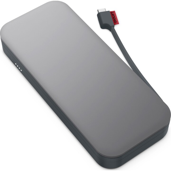Batería externa para portátil LENOVO GO USB-C de 20000 mAh, color plata