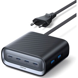 INIU Desktop-Ladestation 130 W, 4 × USB-C + 2 × USB-A