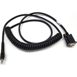 Cabo série RS-232 Zebra CBA-RF3-C09ZAR, preto, 2,8 m, DB9