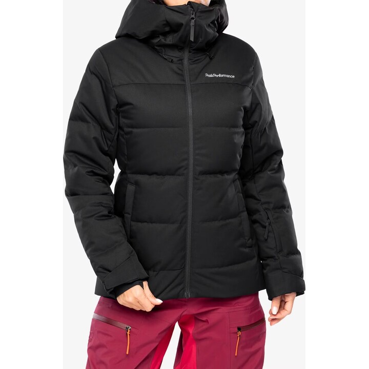 Chaqueta de plumón Peak Performance Shred 662950 para mujer, negra, talla S