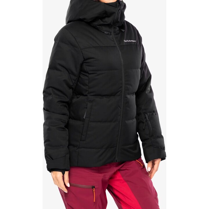 Chaqueta de plumón Peak Performance Shred 662950 para mujer, negra, talla S