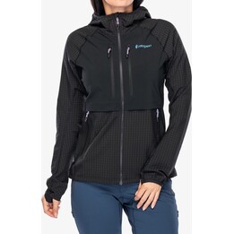 Chaqueta softshell con capucha Cotopaxi Yermo 622137 para mujer, negra, XS