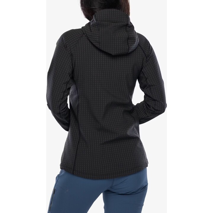 Chaqueta softshell con capucha Cotopaxi Yermo 622137 para mujer, negra, XS