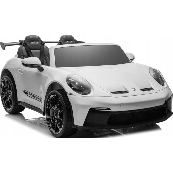 DK-P911 Coche eléctrico Porsche GT3 24V, color blanco