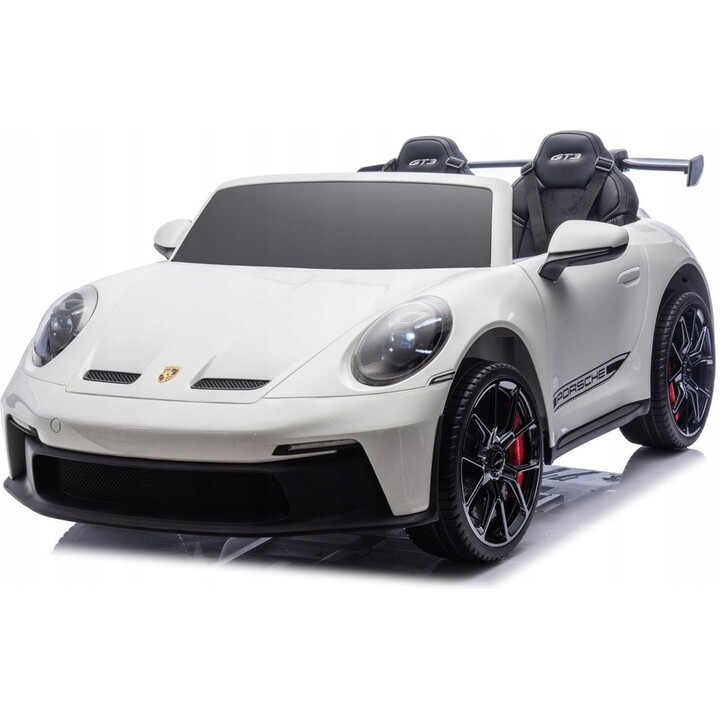 DK-P911 Coche eléctrico Porsche GT3 24V, color blanco