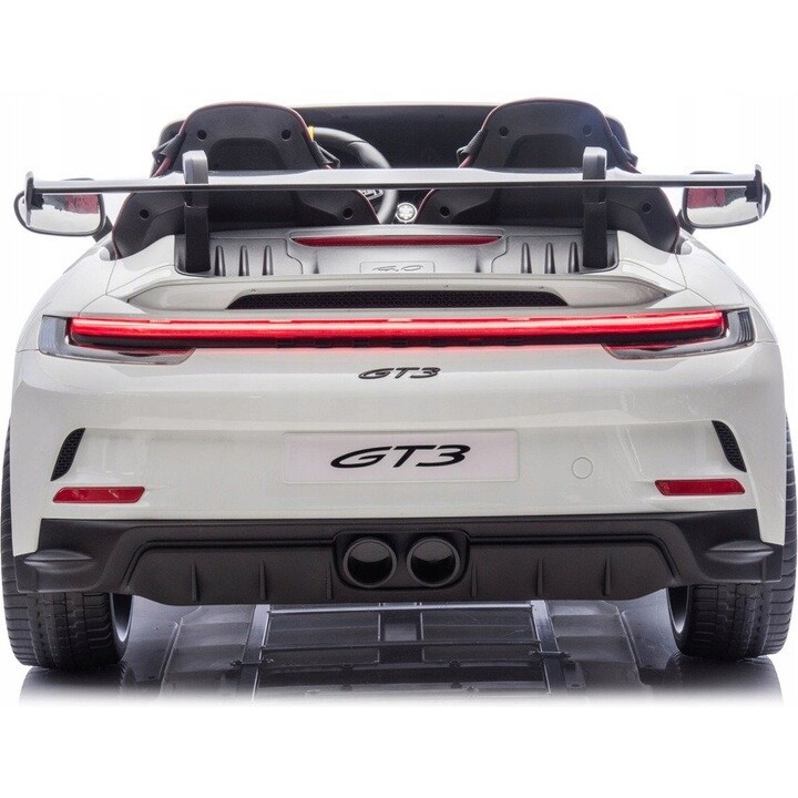 DK-P911 Porsche GT3 24V, voiture électrique pour enfants, blanche