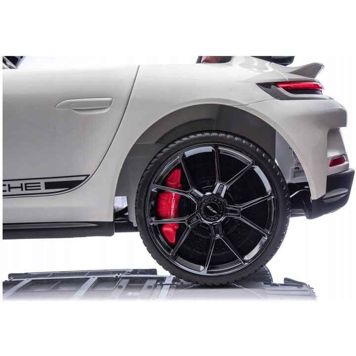 DK-P911 Coche eléctrico Porsche GT3 24V, color blanco