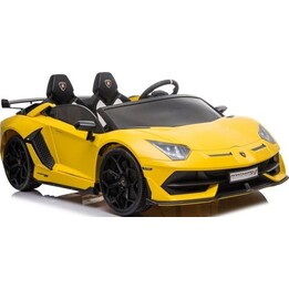 Carro elétrico infantil Lamborghini Aventador SX2028, amarelo