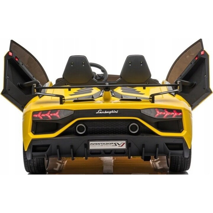 Carro elétrico infantil Lamborghini Aventador SX2028, amarelo