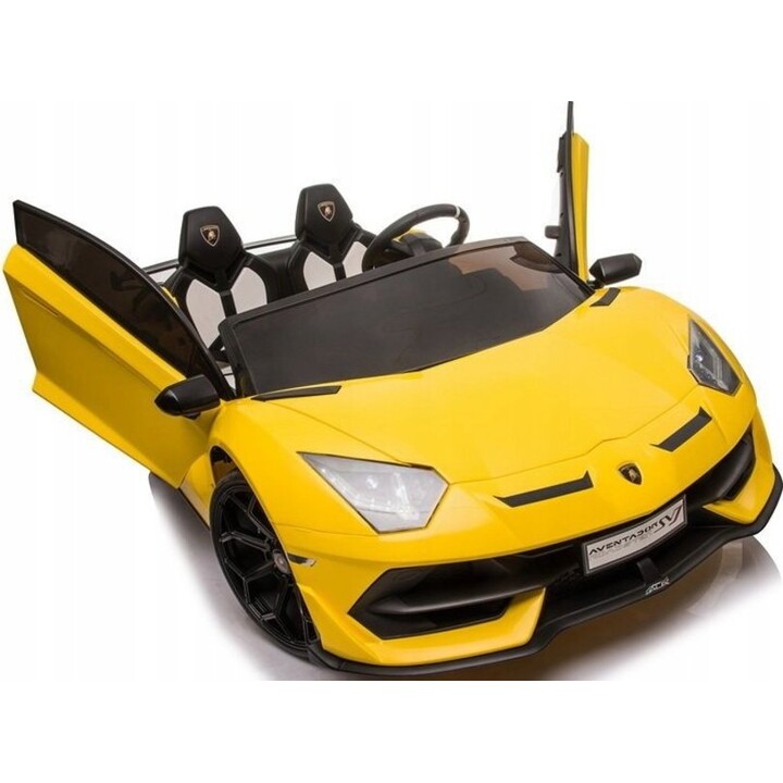 Carro elétrico infantil Lamborghini Aventador SX2028, amarelo