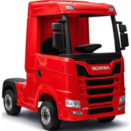 Camioncino elettrico Scania 500R HL698 4x4 verniciato di rosso