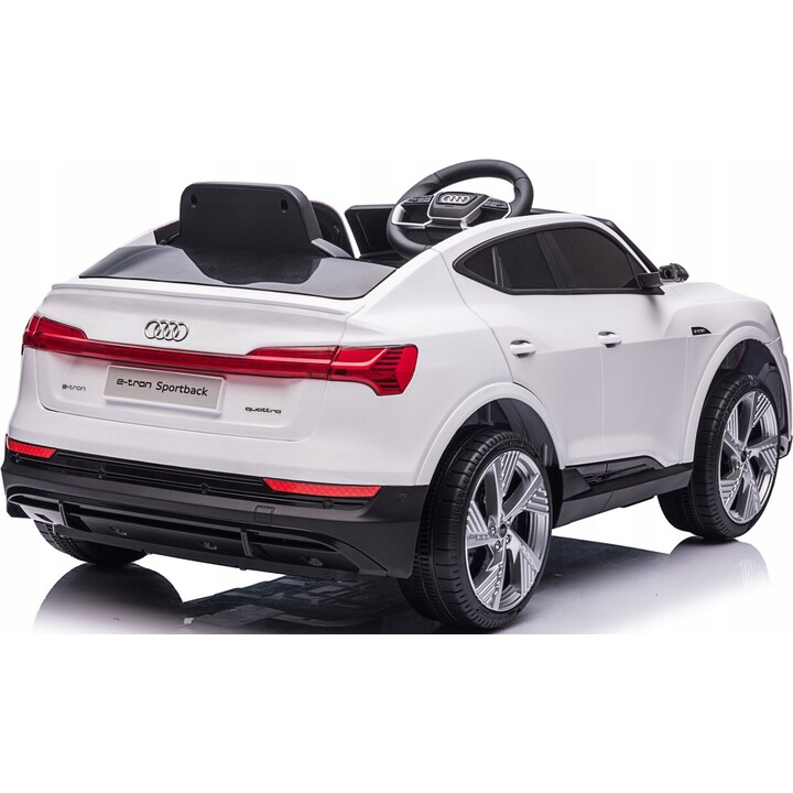 Audi E-Tron QLS-6688 Electric Ride-On Car White LED MP3