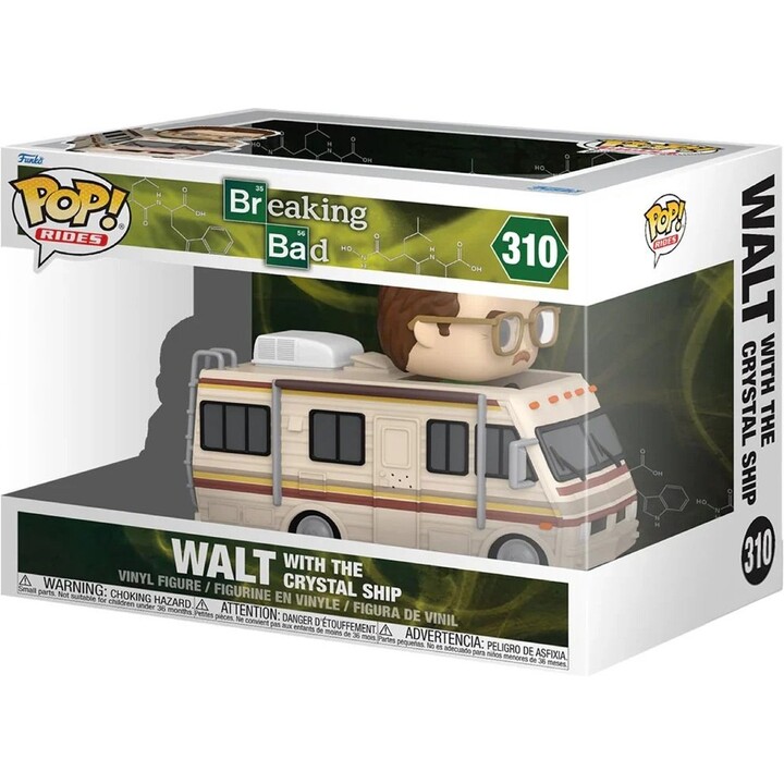 Figura de vinilo Funko Pop de Walt con la nave de cristal 310 de «Breaking Bad»