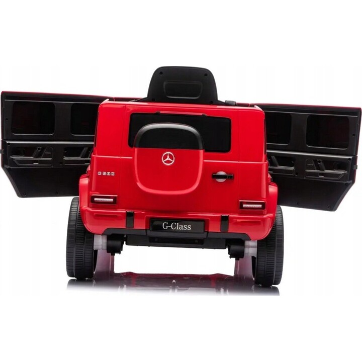Coche eléctrico para niños Mercedes G 2580 24 V 4x4, rojo