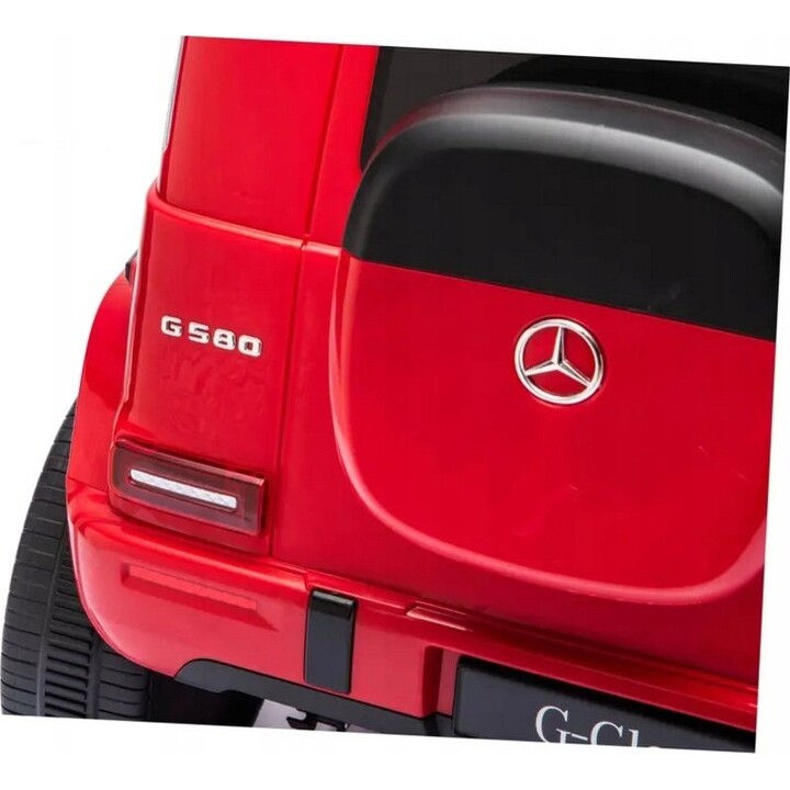 Coche eléctrico para niños Mercedes G 2580 24 V 4x4, rojo